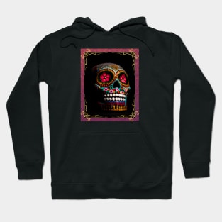 Colorful Day of the Dead Skull Hoodie